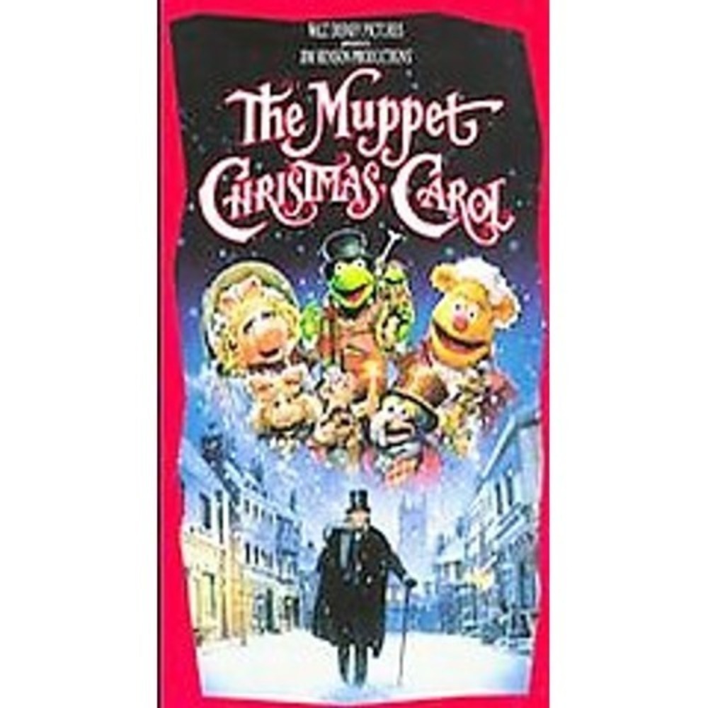 Disney The Muppet Christmas Carol VHS Unisex OS Multi 1992 Jim‎ Henson Vintage